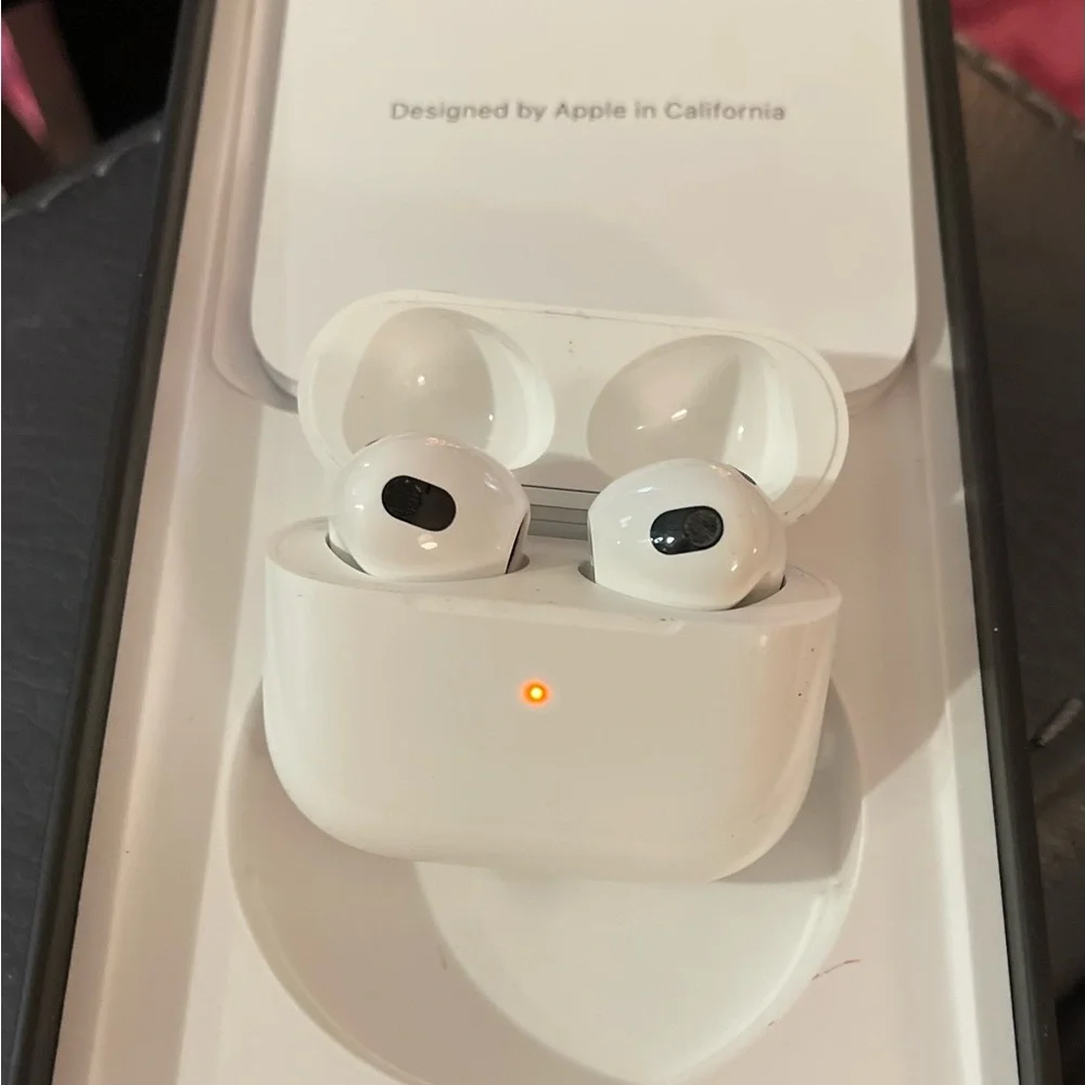 I-Pods, New, I couldn’t wear them because they were too big.